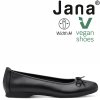 Dámské baleríny šíře H JANA 8-22163-41 001 černé