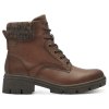 Nepromokavé dámské zimní kotníkové boty s kožíškem JANA-TEX 8-26279-43 305 hnědé