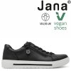 Dámské tenisky s gumou a zipem šíře H JANA 8-23660-42 001 černé