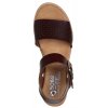 Dámské sandály na klínku SKECHERS 10175101 hnědé
