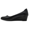 Dámské lodičky na klínku stélka šíře H 8-22376-42-001 JANA černé