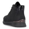 Dámská kotníková sneaker´s obuv RIEKER N1405-00 černá
