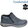 Dámské kožené podzimní polobotky COMFORTABEL 990066 modré