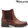 Dámské chelsea kotníkové boty TAMARIS 8-25378-45 305 hnědé