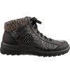 Dámská zimní kotníkové boty RIEKER-tex L7110-01 černé