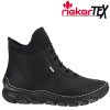 Dámské nepromokavé kotníkové boty RIEKER-TEX 55069-00 černé