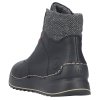 Dámská kotníková sneaker´s obuv RIEKER 51553-00 černá