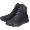 Dámská kotníková sneaker´s obuv RIEKER 51553-00 černá