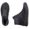 Dámská kotníková sneaker´s obuv RIEKER 51553-00 černá