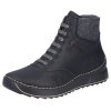 Dámská kotníková sneaker´s obuv RIEKER 51553-00 černá
