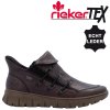 Dámská kožená kotníková obuv RIEKER-tex N1353-35 červená