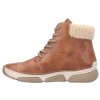 Dámská zimní kotníkové boty s kožíškem RIEKER 45931-24 hnědé