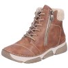 Dámská zimní kotníkové boty s kožíškem RIEKER 45931-24 hnědé