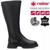 Dámské kožené kozačky RIEKER Z9856-00 černé RO