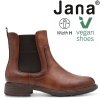 Dámské kotníkové Chelsea boty JANA stélka šíře H 8-25466-43 327 hnědé