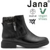 Dámské zimní nepromokavé kotníkové boty JANA-TEX 8-26490-45 022 černé