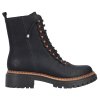 Dámské zimní kotníkové šněrovací boty farmářky RIEKER 72653-00 černé