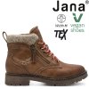 Nepromokavé dámské cognac zimní kotníkové boty JANA-TEX 8-26283-45 305 hnědé