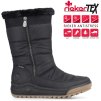 Dámské zimní kozačky s kožíškem RIEKER-TEX Y4765-00 černé