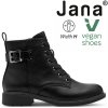 Dámské šněrovací kotníkové boty JANA šíře H 8-25278-45 001 černé