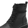 Nepromokavé dámské zimní kotníkové boty šíře H JANA-TEX 8-26272-45 001 černé