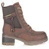 Dámské zateplené šněrovací kotníkové boty farmářky RIEKER 92032-24 hnědé 960358-02