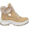 Dámské zimní kotníkové boty s kožíškem RIEKER X9341-20 béžové 960261