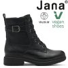 Dámské zimní kotníkové boty šíře H JANA-TEX 8-25289-45 001 černé