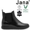 Dámské kožené zimní kotníkové boty stélka šíře H JANA 8-25720-45 001 černé