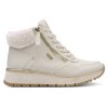 Nepromokavá dámská zimní kotníková obuv na klínku JANA-TEX 8-26268-45 411 bílá