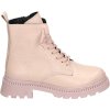 Kožené kotníkové boty farmářky Piazza 960198 růžové