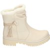Dámské zimní kotníkové boty s kožíškem RIEKER 960255-08 béžové