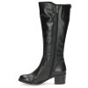 Dámské kozačky široké Lýtko L - XL CAPRICE 8-25550-43 022 Černé