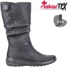 Dámské nižší kozačky RIEKER Tex Z7072-00 černé