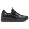 Dámské tenisky na klínku šíře H JANA 8-23775-44 001 černé