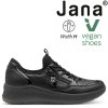 Dámské tenisky na klínku šíře H JANA 8-23775-44 001 černé