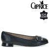 Kožené lodičky na nízkém podpatku CAPRICE 9-22101-45 855 tmavě modré