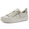 Dámské kožené tenisky Tamaris comfort šíře H 8-83707-42 104 béžové