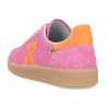 Dámské kožené semišové tenisky low sneaker RIEKER  W2200-31 růžové 950618-43