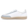 Dámské kožené semišové tenisky low sneaker RIEKER  W2200-55 modré 950618-55