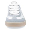 Dámské kožené semišové tenisky low sneaker RIEKER  W2200-55 modré 950618-55