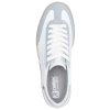 Dámské kožené semišové tenisky low sneaker RIEKER  W2200-55 modré 950618-55