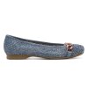 Dámské baleríny šíře H JANA 8-22164-41 802 modré