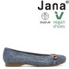 Dámské baleríny šíře H JANA 8-22164-41 802 modré