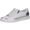 Dámské kožené sneakers tenisky CAPRICE 9-23706-44 183 bílé