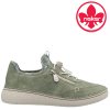 Dámské tenisky polobotky RIEKER 50962-52 zelené