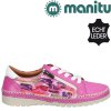 Dámské Celo Kožené tenisky Sneaker´s MANITU 850089-43 růžové