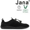 Dámské baleríny na klínku šíře H JANA 8-23786-44 001 černé