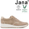 Dámské děrované tenisky na klínku šíře H JANA 8-23766-44 341 béžové