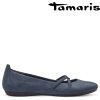 Dámské baleríny s gumičkou TAMARIS 1-22110-42 805 modré